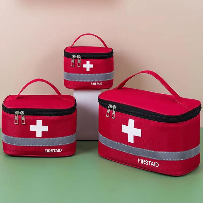 First Aid Kit Medicine Storage Bag Portable Outdoor Rescue Bag Household Children's Large Capacity Medical Kit Storage Organizer - Outdoorsavage