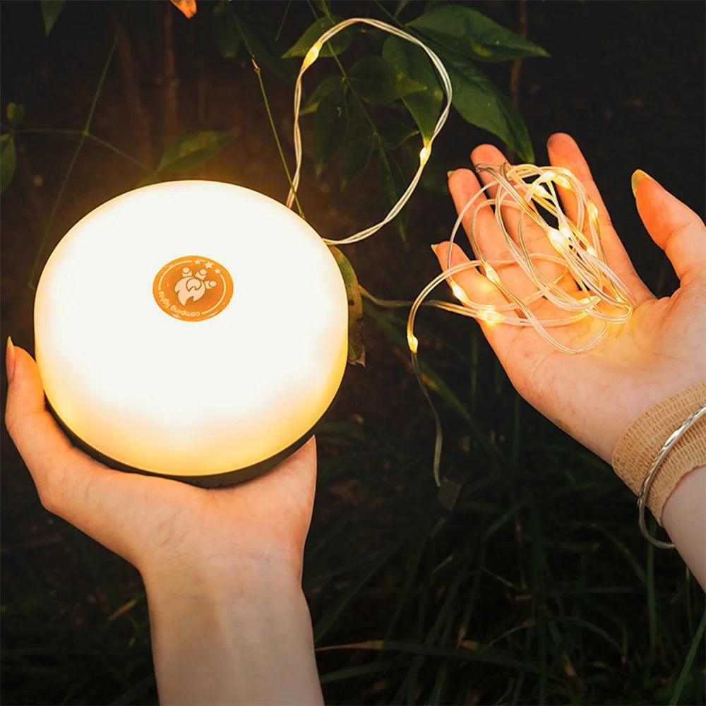 Outdoor Waterproof Portable Stowable String Light Mode Street Garland - Outdoorsavage