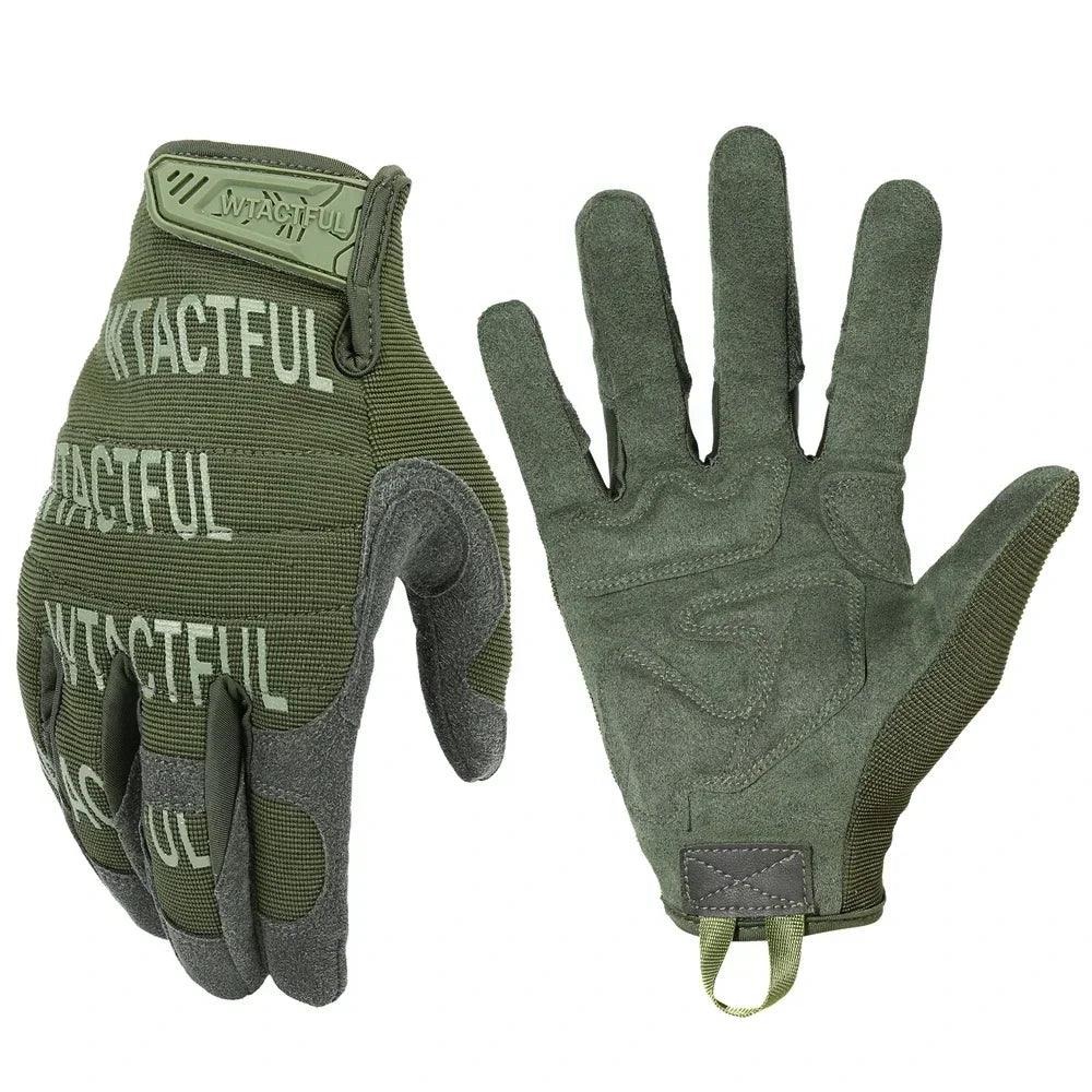 Outdoor Tactical Gloves Training Combat Sport Hiking Climbing Shooting Hunting Riding Cycling Full Finger Anti-Skid Mittens - Outdoorsavage