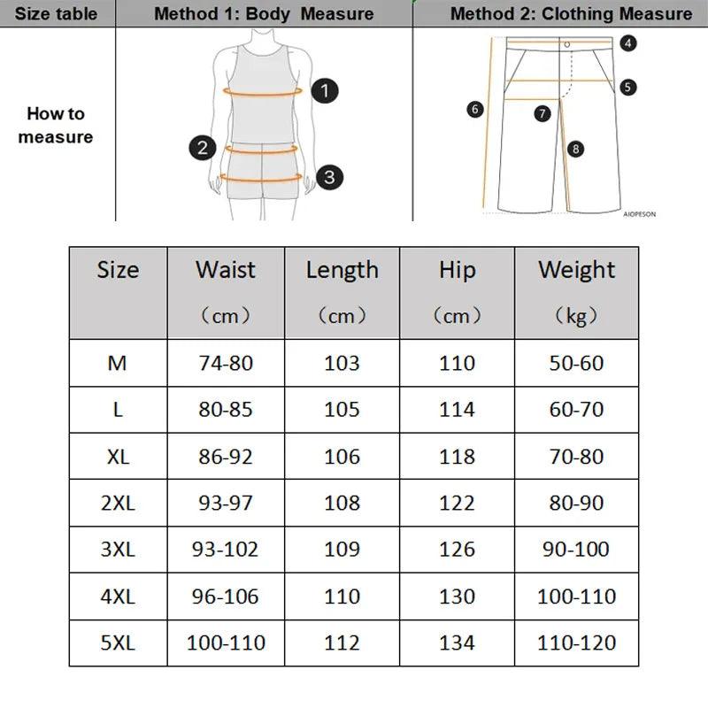 Large Pocket Loose Overalls Men's Outdoor Sports Jogging Tactical Pants Elastic Waist Pure Cotton Casual Work Pants - Outdoorsavage