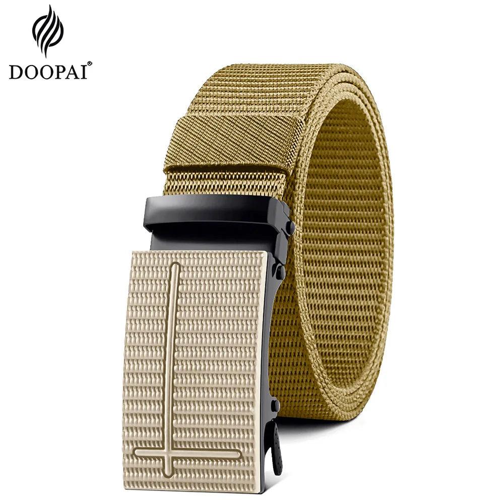 DOOPAI Men Belt Nylon Breathable Belts For Men Cowboy Designer Belt Outdoor Tactical Belt Military Gifts 남성 가죽 벨트 ceinture homme - Outdoorsavage