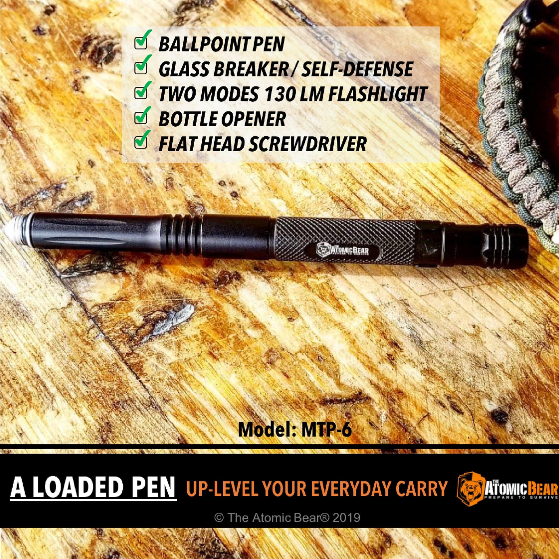 Multi-Tool Tactical Pen MTP6 - Outdoorsavage