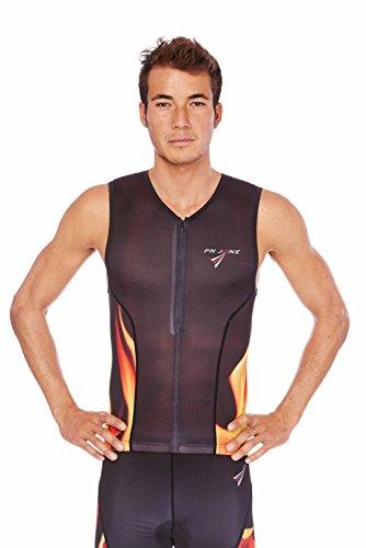 PN Jone 3Y-TRTO-YY68 Mens Tri Full Zip Flame Tank, Large - Outdoorsavage