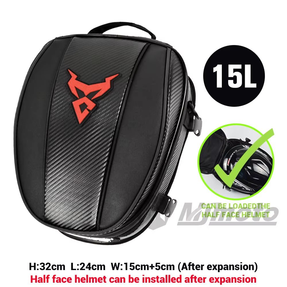 Waterproof Motorcycle Tail Bag Multifunction Motorcycle R - Outdoorsavage