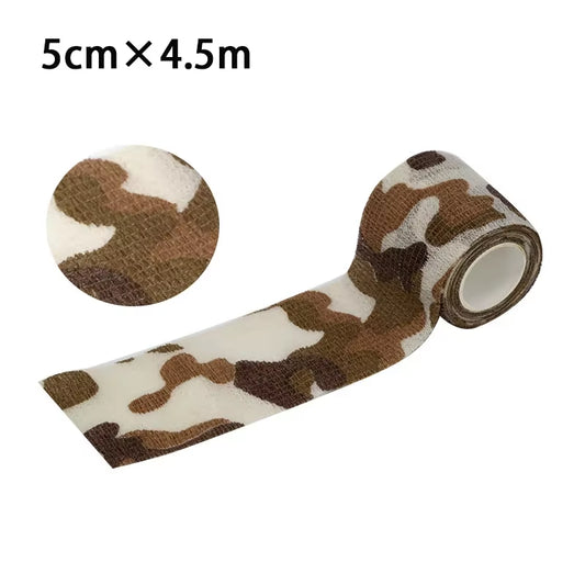 New Self Adhesive Non-Woven Colorful Bandage Survival Elastic Band Wound Protection Joint Fixation Outdoor Emergency Equipment