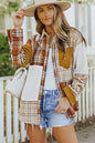 Plaid Pocket Shirt Jacket