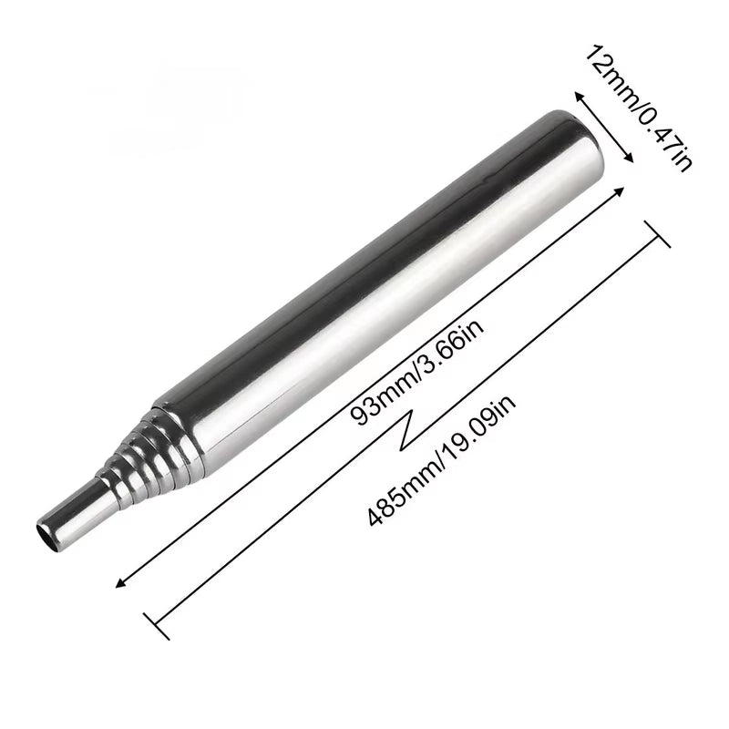 Blowing Fire Collapsible Sticknew Outdoor Blowing Torch Adjustable Camping Torch Pocket Bellow Survival Tool Stainless Steel