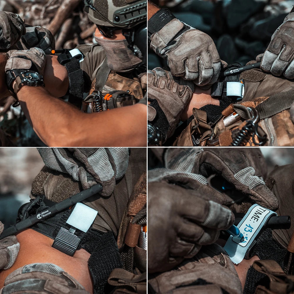 Trauma Kit - Emergency Medical Tourniquet Bandage First Aid Tactical Survival Gear for Outdoor Emergency