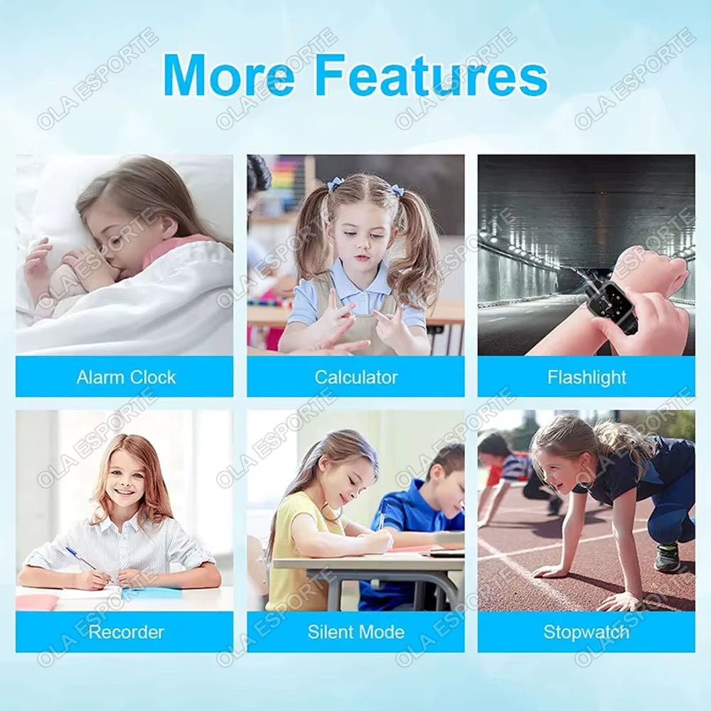 2025 New Kids 2G Smart Watch SOS GPS Location 2G Sim Card Child Smartwatch Camera Waterproof Watch Gift for Ios Android Children