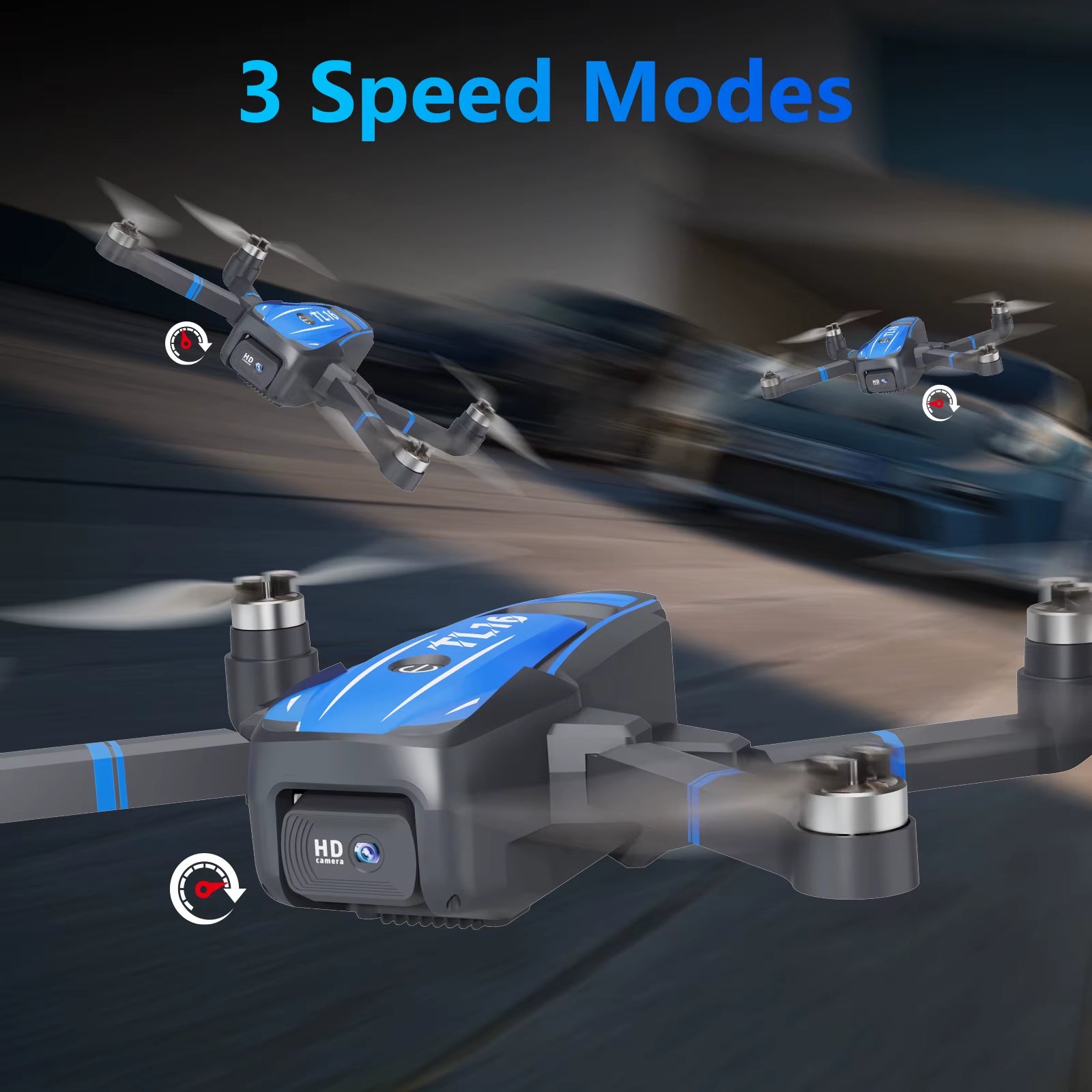 TL16 1080P FPV Drone for Beginners - Brushless Motor, Optical Flow Positioning, and Adjustable 90° Camera Lens
