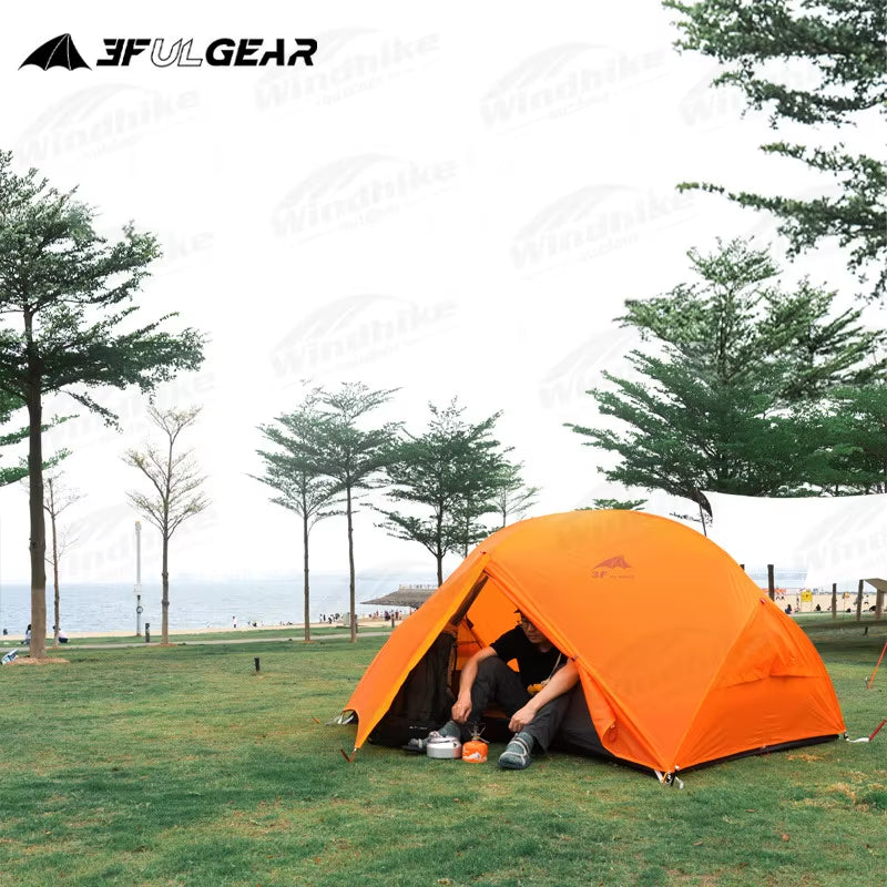 Elevate Your Camping Experience with the 3F UL GEAR Ultralight Floating Cloud 2-Person Waterproof Tent – Perfect for 3/4 Season Adventures!