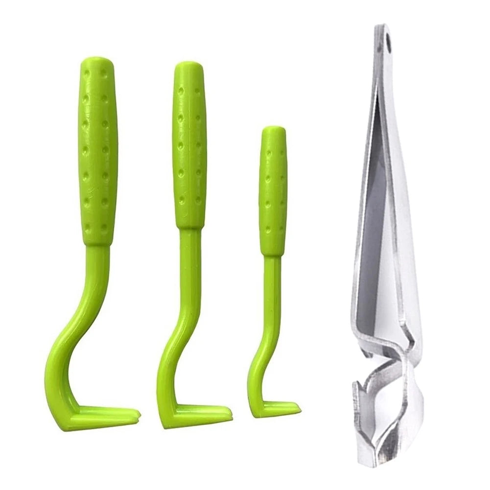 3Pcs Flea Removal Tool Hook Louses Pliers Remover Hook Ick Removal Tool Pet Supplies Tick Picker Flea Removal Tool Pet Comb