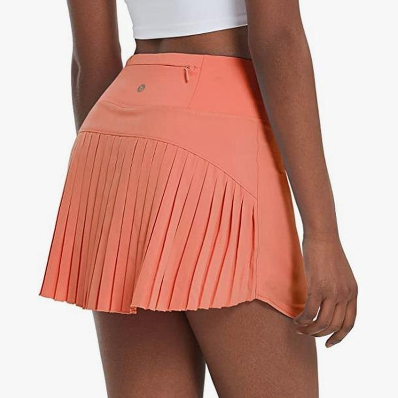 Baleaf Women'S Pleated Tennis Skirts High Waisted Lightweight Athletic Golf Skorts Skirts with Shorts Pockets