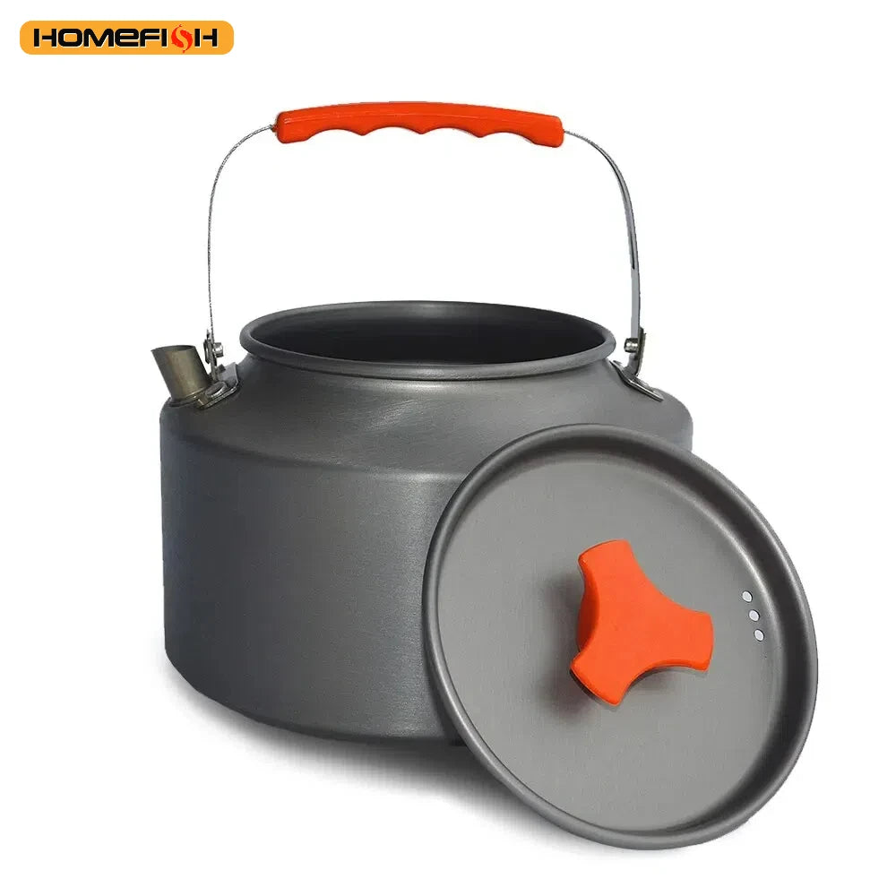 Y1 Kettle Camping Cooker 1.1L Teapot Coffee Pot Picnic Teapot Portable Tea Brewing Camping Tea Stove Camping Outdoor ﻿Cookware