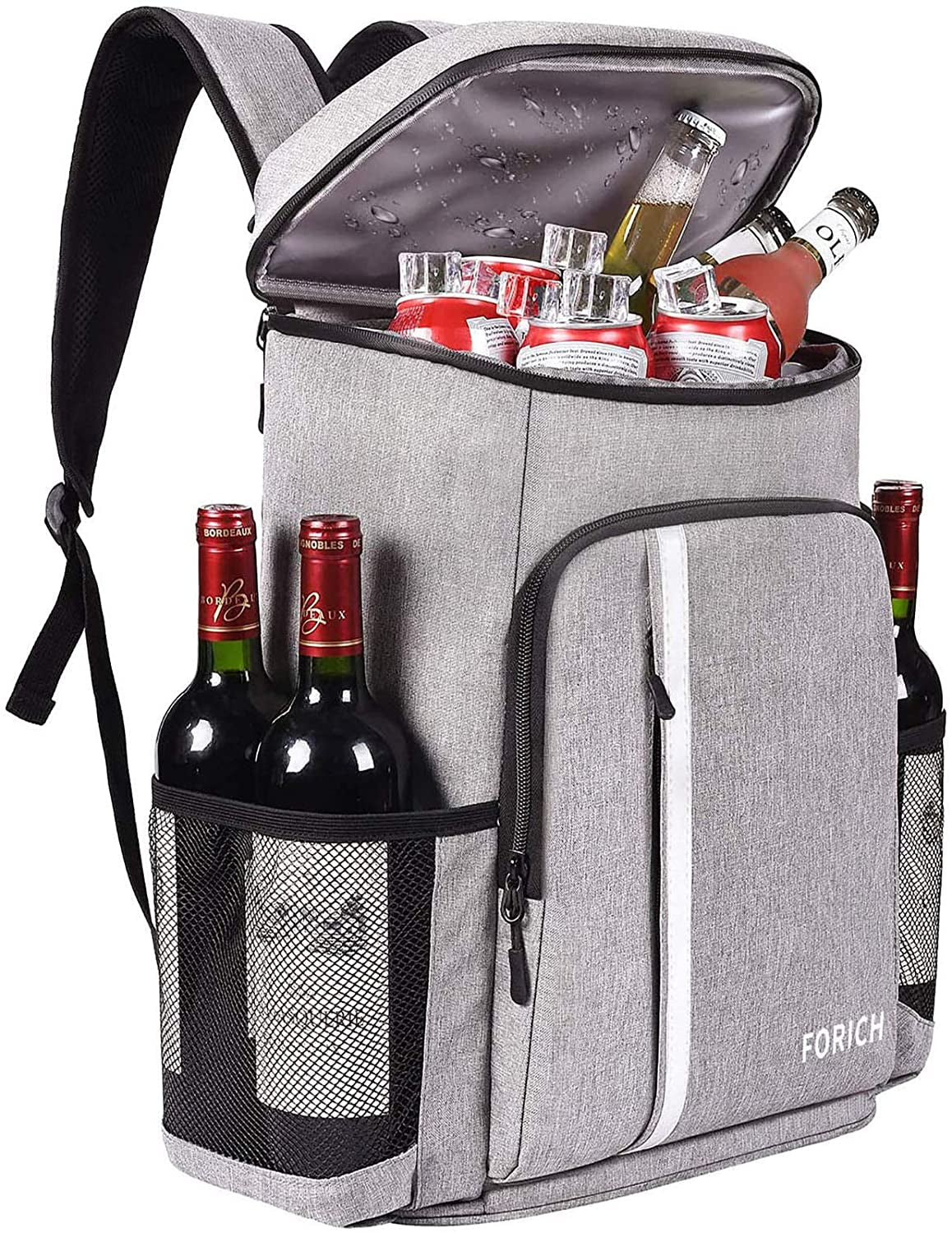 Ultimate Leakproof Insulated Backpack Cooler - Lightweight Waterproof Bag for Beach, Picnics, Camping & Hiking - Holds 30 Cans!