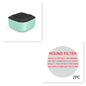 Portable ashtray and air purifier removing smoke