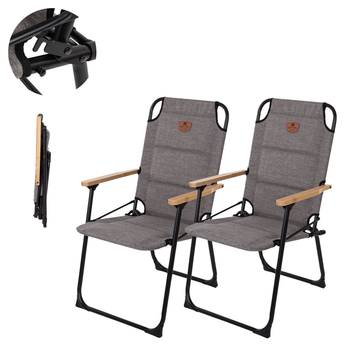 Set 2 Sedie da Campeggio Pieghevoli – Outdoor & Giardino