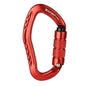 Climbing Button Carabiner Outdoor Rock Climbing Equipment Hook Lock - Outdoorsavage