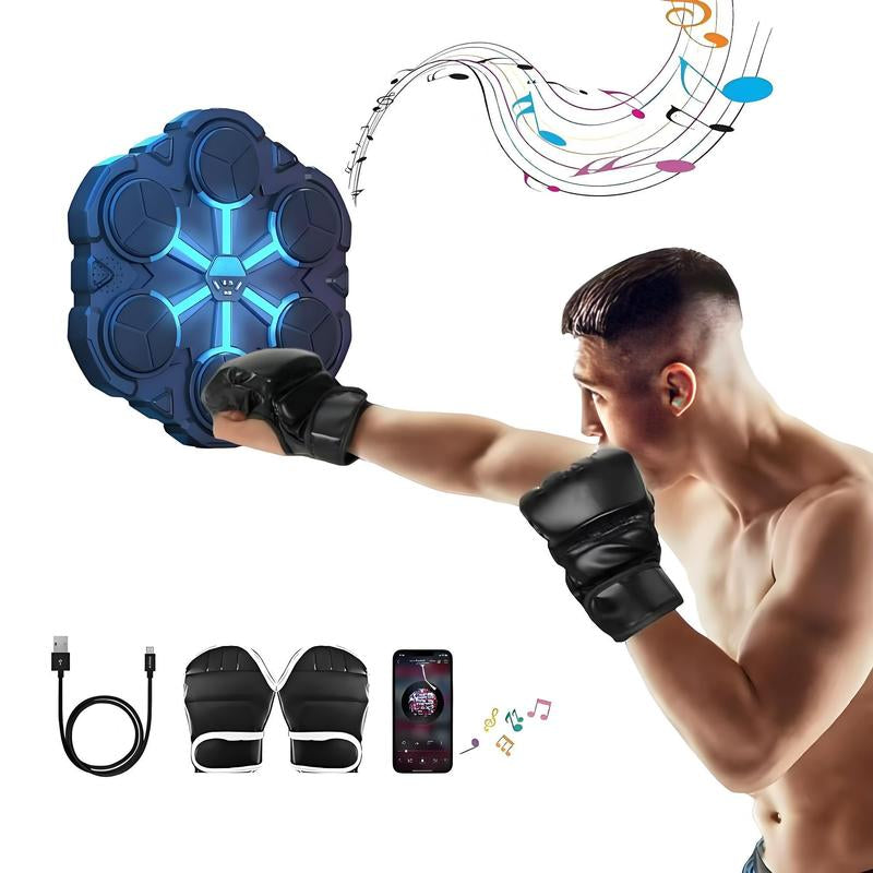 Smart Bluetooth-Compatible Boxing Machine, Wall Mounted Boxing Mat, Music Boxing Target, Home, Indoor, and Gym Boxing Music, Exercise Coordination