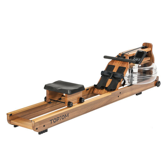 Topiom Rowing Machine for Home Use | Solid Wood | TM3 Monitor