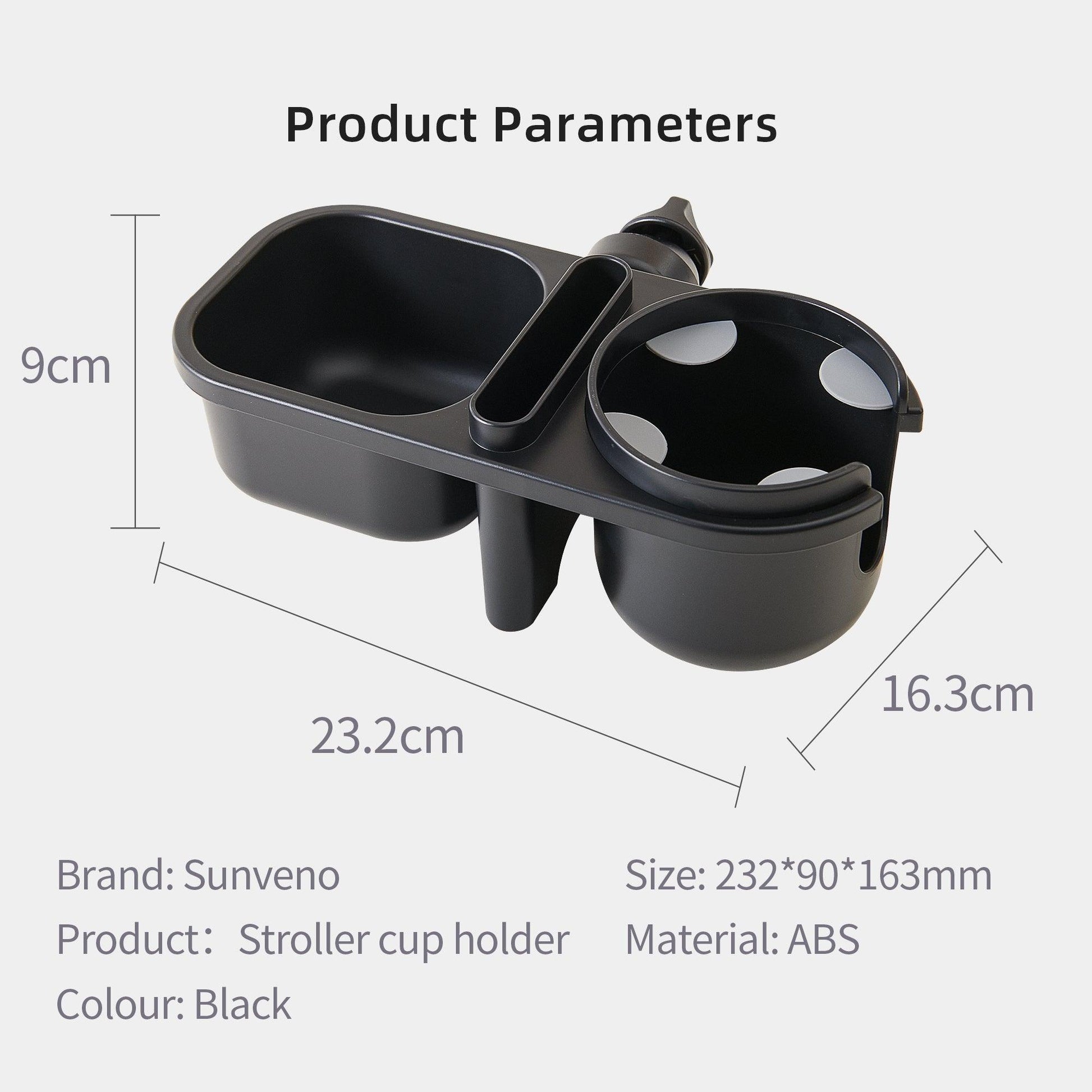 Baby Stroller Parent Cup Holders 3 in 1 - Outdoorsavage