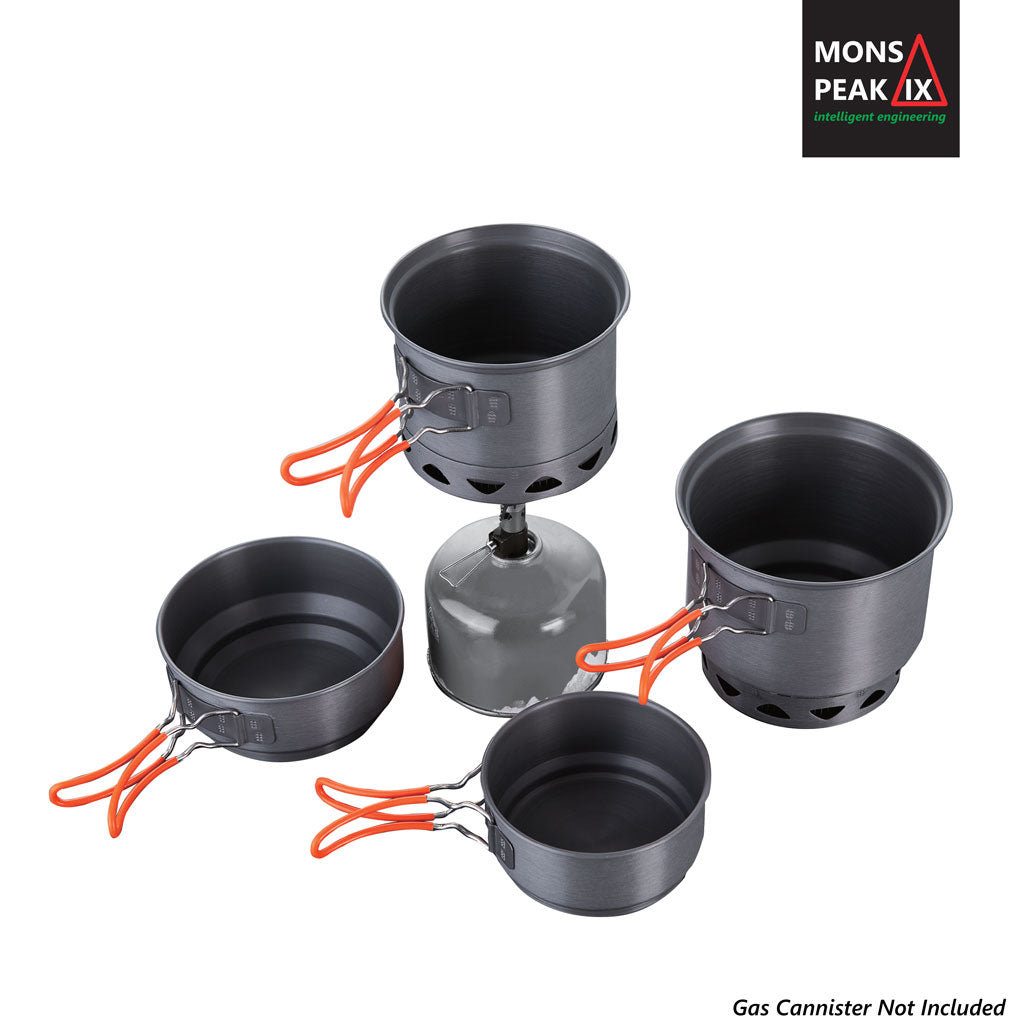 Mons Peak IX Trail 123 HE UL Cook Set with Stove