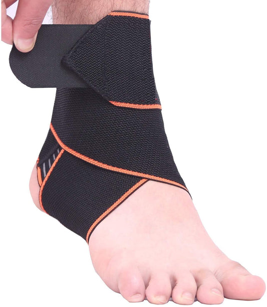 Ankle Support Brace Adjustable Sleeves - Running Compression