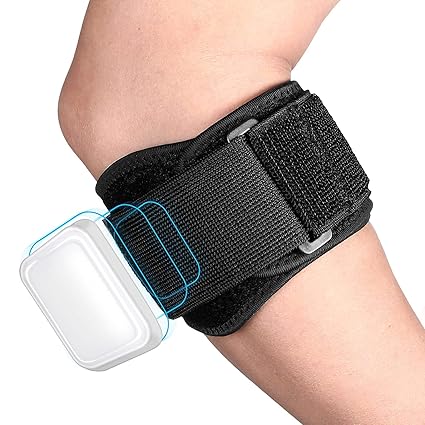 Tennis Elbow Band for Men Elbow Pain Golfers (Black)