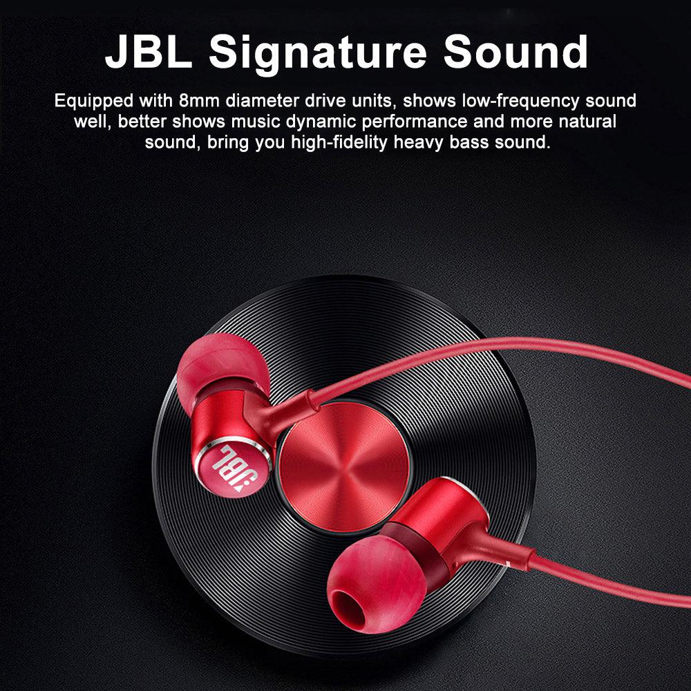 JBL LIVE100 3.5mm Wired Earphones Stereo Sound Line Control - Outdoorsavage