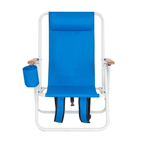 Portable High Strength Beach Chair with Adjustable Headrest - Outdoorsavage