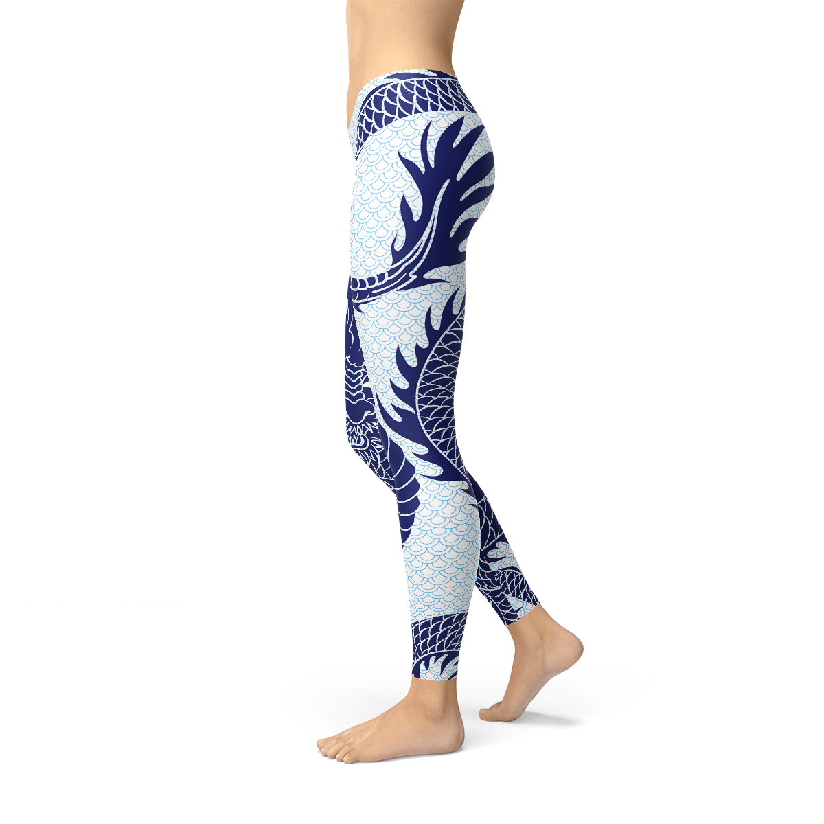 Womens Japanese Dragon Leggings - Outdoorsavage