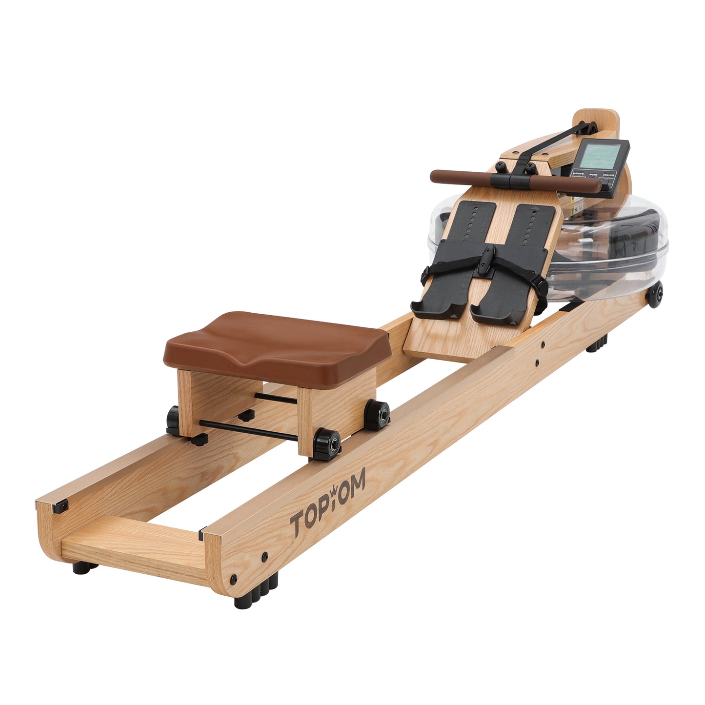 Topiom Rowing Machine for Home Use | Solid Wood | TM3 Monitor