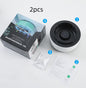 Portable ashtray and air purifier on table, smoke removal device.