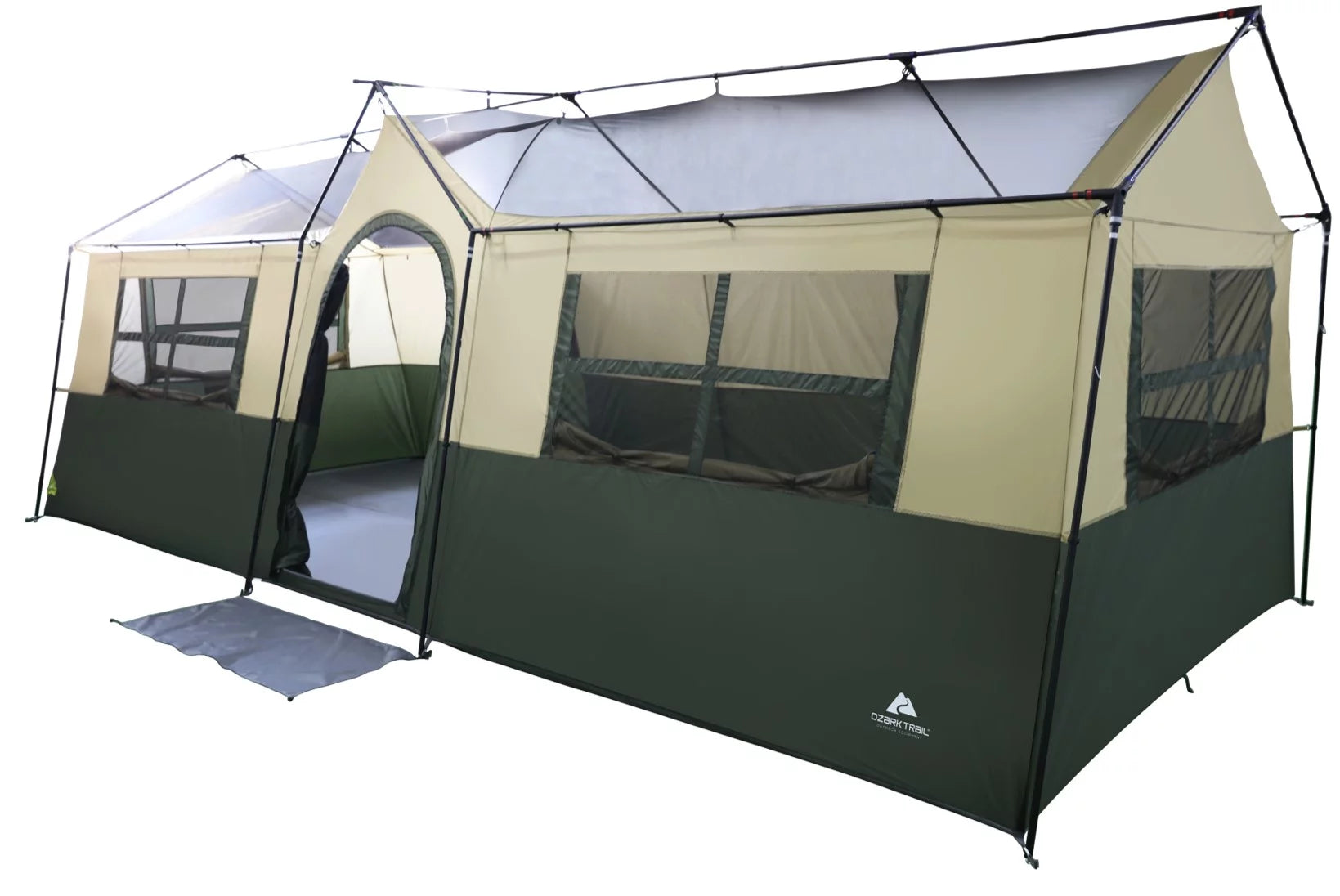 Spacious Hazel Creek 12-Person 3-Room Cabin Tent - Perfect for Family Camping Adventures!