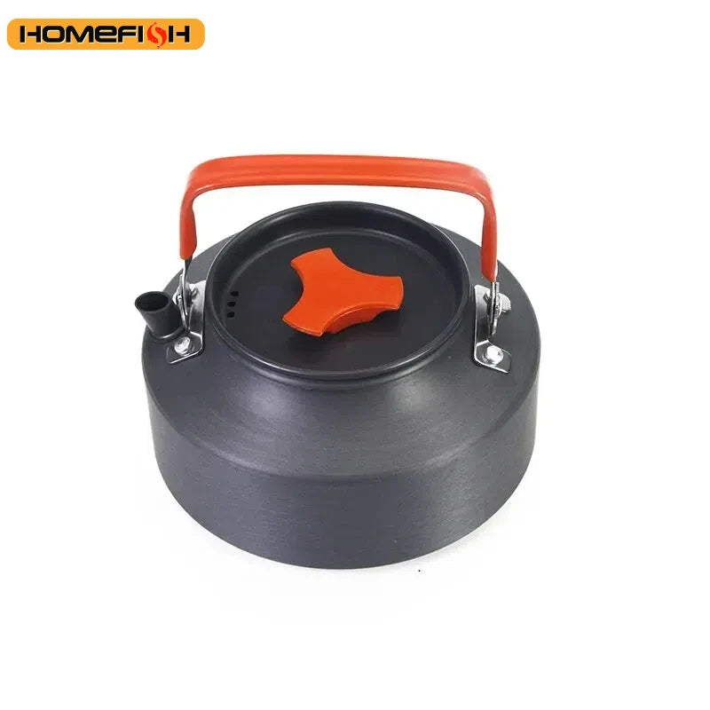 Y1 Kettle Camping Cooker 1.1L Teapot Coffee Pot Picnic Teapot Portable Tea Brewing Camping Tea Stove Camping Outdoor ﻿Cookware