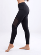 High-Waisted Pilates Leggings with Side Pockets & Mesh Panels - Outdoorsavage