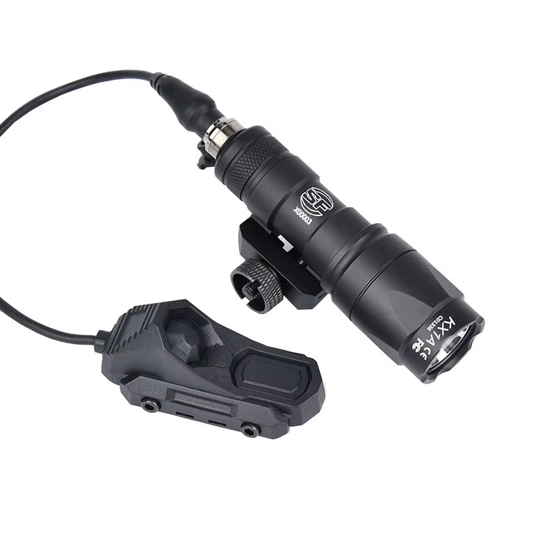 Surefir M300 M600 Tactical Flashlight with AXON Dual Function Remote Pressure Switch for 20mm Rail - Ideal for Hunting & Airsoft