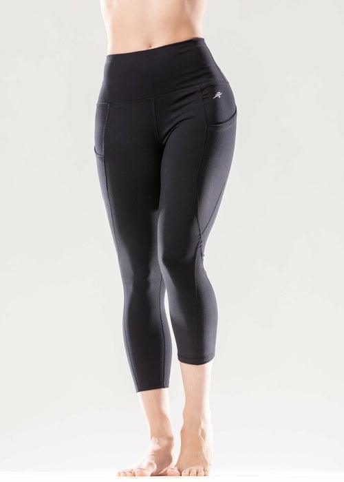 Jolie High-Waisted Capri Leggings with Hip Pockets - Outdoorsavage