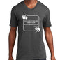 Graphic V-neck T-shirt, Give Thanks To The Lord - Outdoorsavage