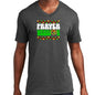 Graphic V-neck T-shirt, Prayer Warrior African Inspiration - Outdoorsavage