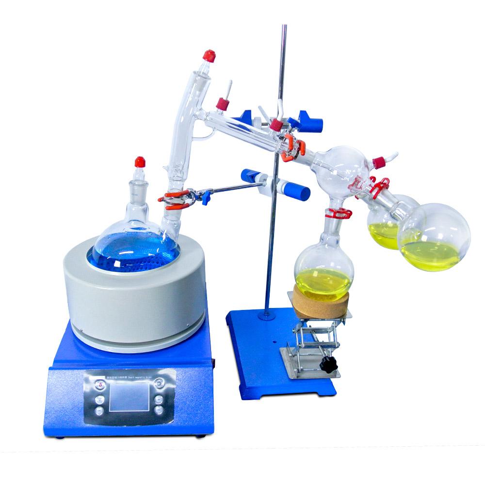 ZOIBKD 2L Short Path Distillation Completed Set w/Vacuum Pump &