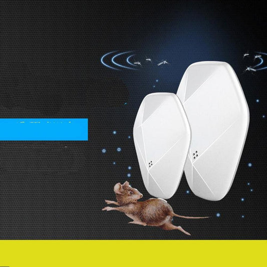 Rechargeable ultrasound mosquito repellent device, portable and sleek.