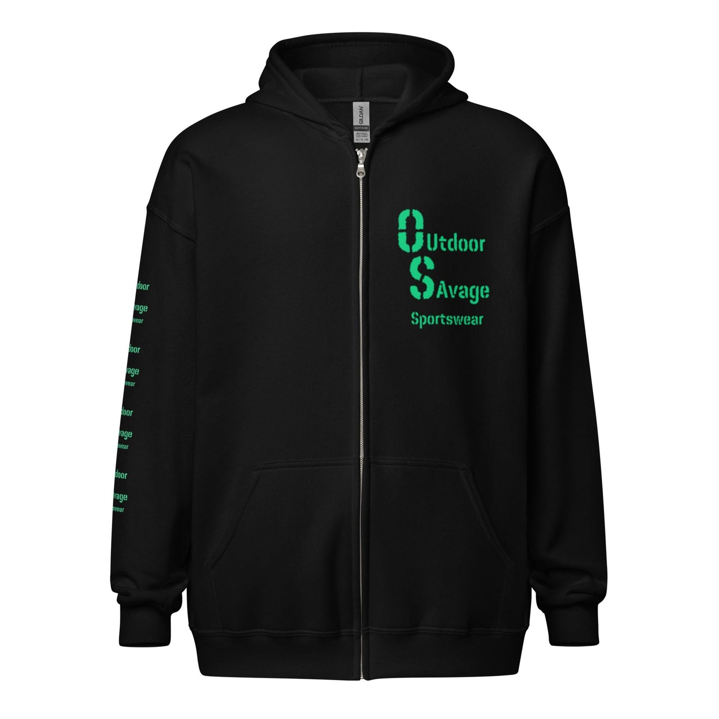 Unisex heavy blend zip hoodie - Outdoorsavage