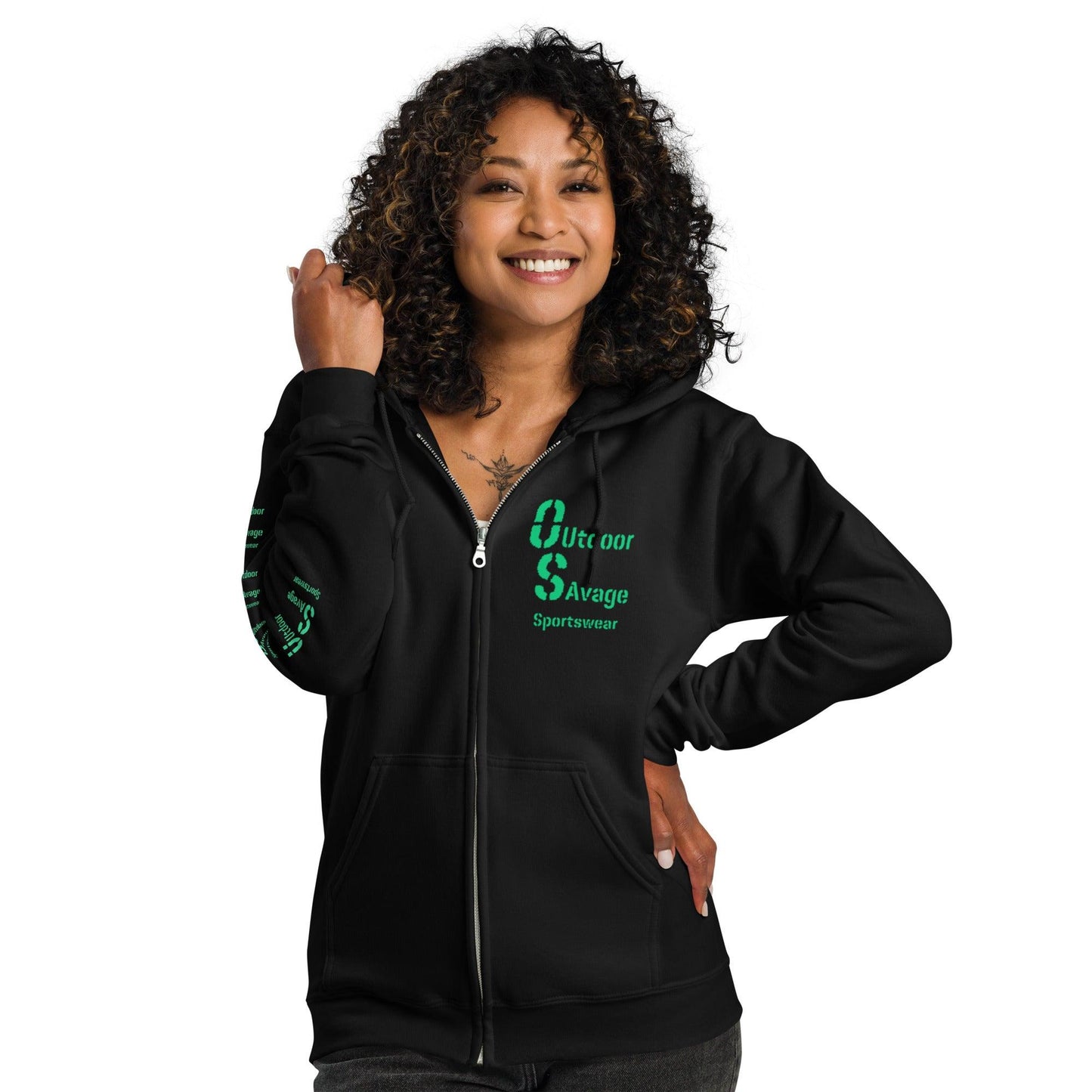 Unisex heavy blend zip hoodie - Outdoorsavage