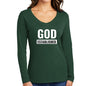 Womens Long Sleeve Graphic T-shirt, God Established Design - Outdoorsavage