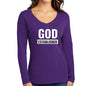 Womens Long Sleeve Graphic T-shirt, God Established Design - Outdoorsavage