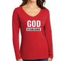 Womens Long Sleeve Graphic T-shirt, God Established Design - Outdoorsavage